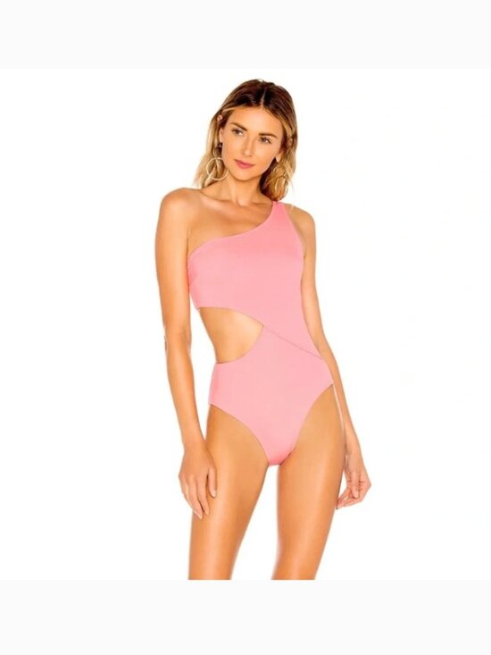 SOLID & STRIPED Other - Solid & Striped The Claudia Asymmetric Cutout 1-pc beachcore Swimsuit M